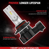 XF1 9006/HB4 Fog Light Bulbs 3000K 6000LM LED 2Pcs Flashark