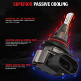 LF1 9006/HB4 LED Fog Light Bulbs 6500K 5500LM White 2Pcs