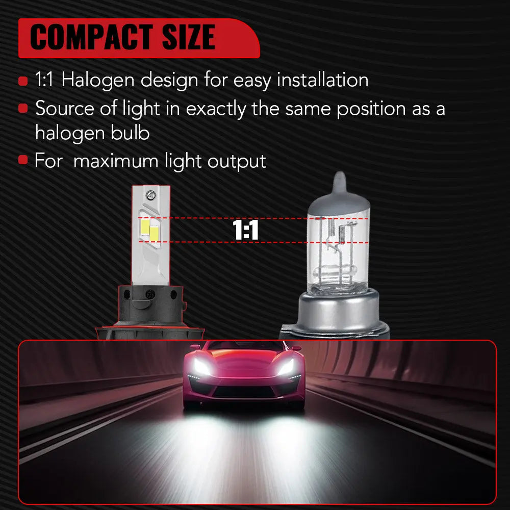 X4i H13/9008 110W 6500K 28000LM White IP67 LED Headlight Bulbs 2Pcs