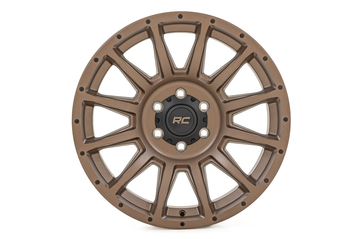 90 Series Wheel One-Piece Bronze 18x9 6x5.5 0mm Rough Country