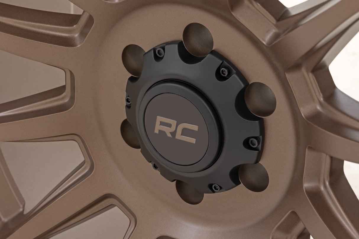 90 Series Wheel One-Piece Bronze 18x9 8x6.5 -12mm Rough Country