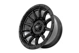90 Series Wheel One-Piece Gloss Black 18x9 6x5.5 -12mm Rough Country