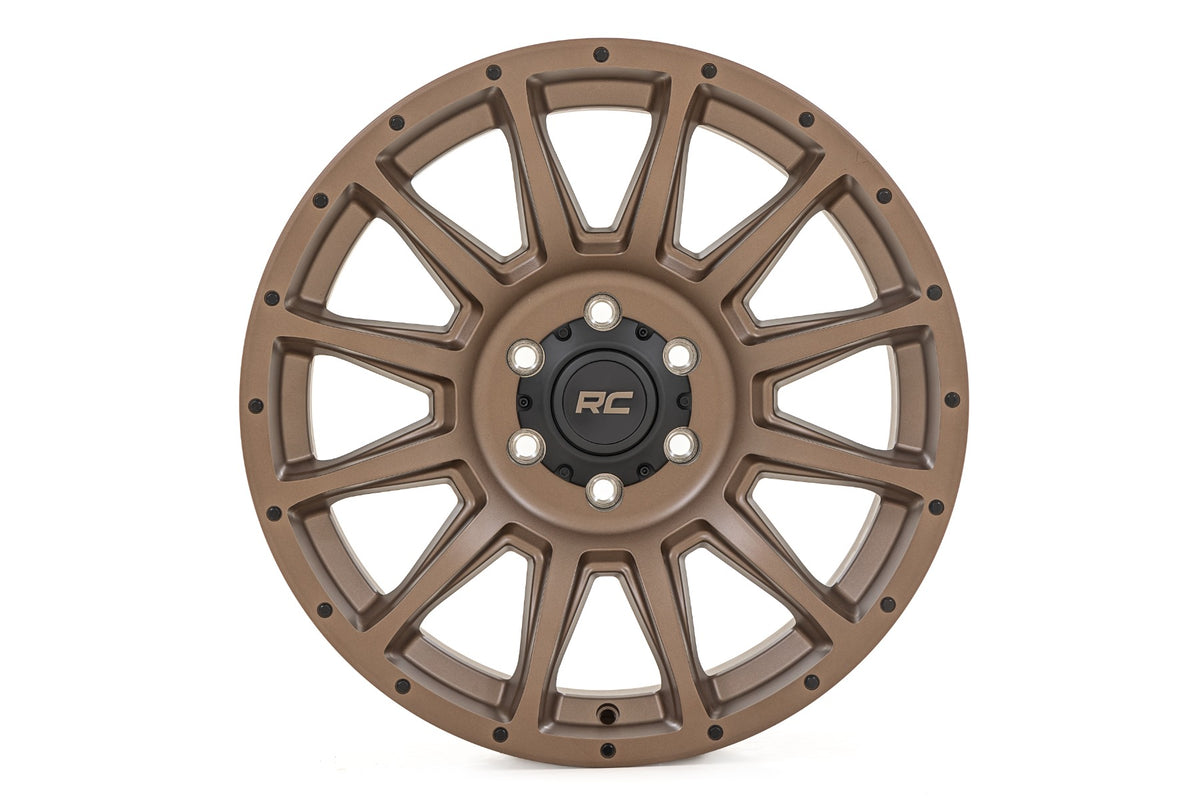 90 Series Wheel One-Piece Bronze 20x10 6x5.5 -25mm Rough Country