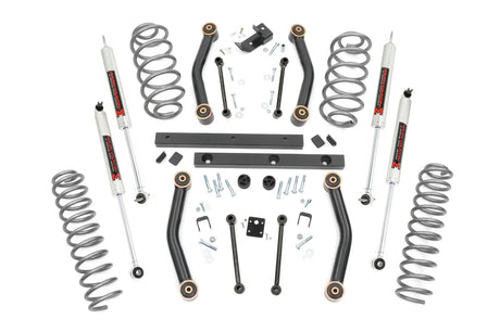 4 Inch Lift Kit M1 Jeep Wrangler TJ 4WD (1997-2002) Rough Country