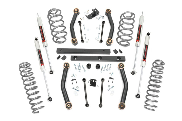 4 Inch Lift Kit M1 Jeep Wrangler TJ 4WD (1997-2002) Rough Country