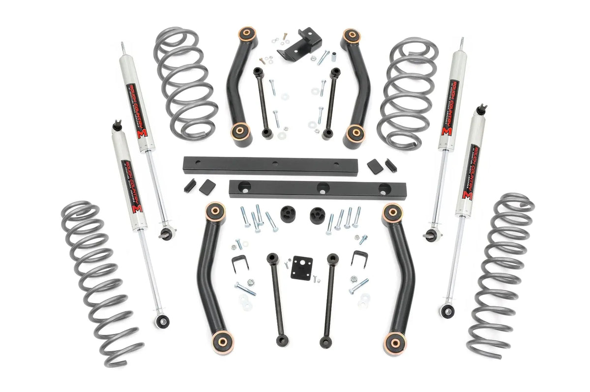 4 Inch Lift Kit M1 Jeep Wrangler TJ (03-06)/Wrangler Unlimited (04-06) Rough Country