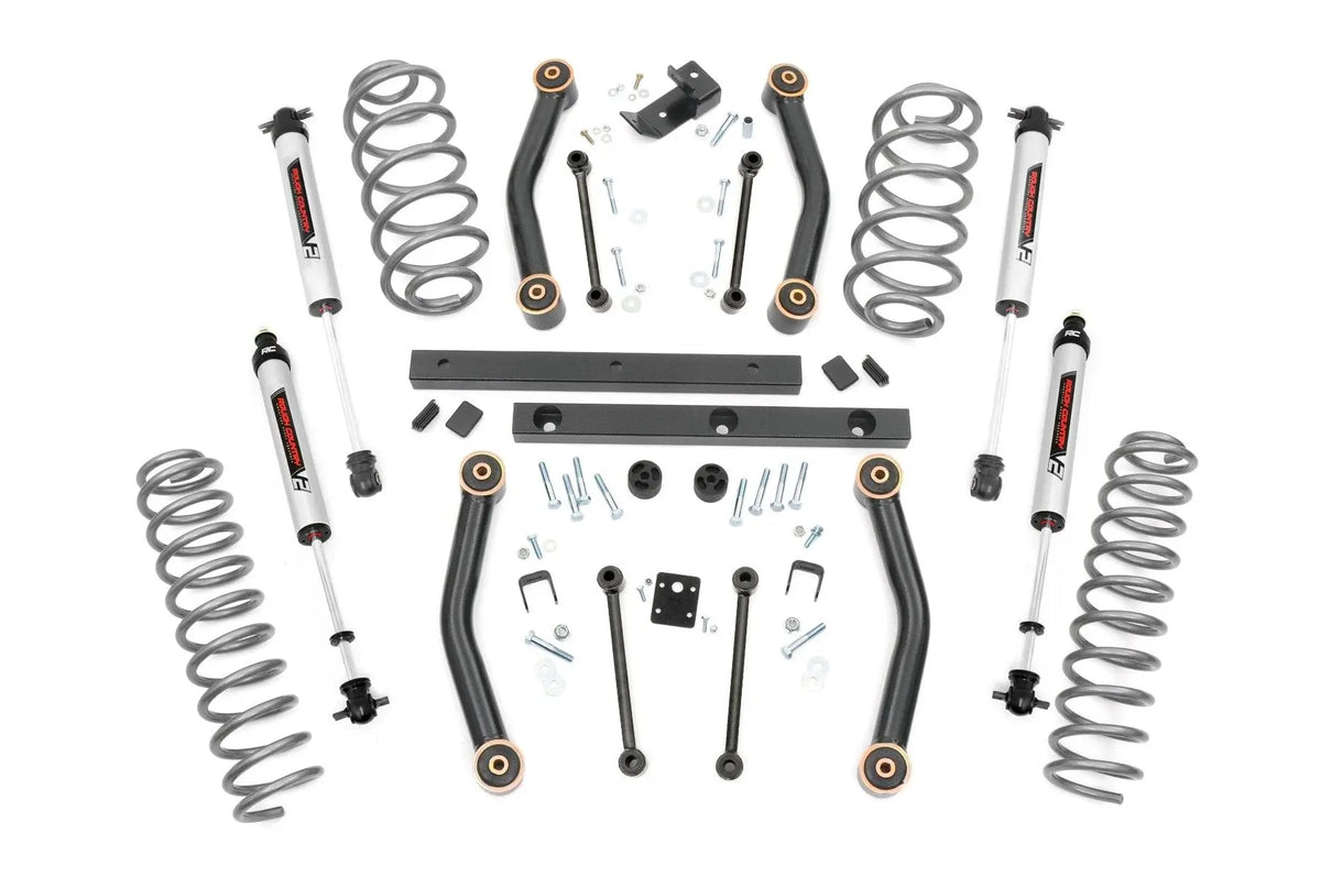 4 Inch Lift Kit V2 Jeep Wrangler TJ (03-06)/Wrangler Unlimited (04-06) Rough Country