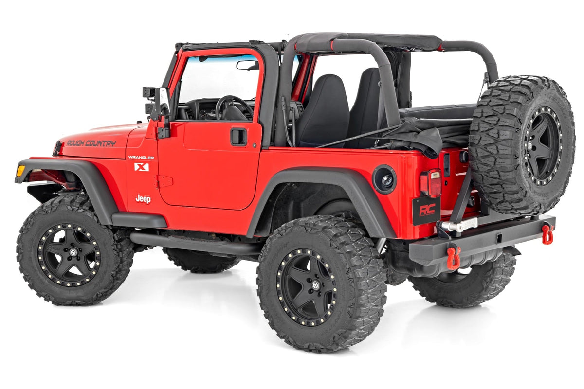 Nerf Bar 3 inch tube Jeep Wrangler TJ (97-06)/Wrangler YJ (87-95) Rough Country
