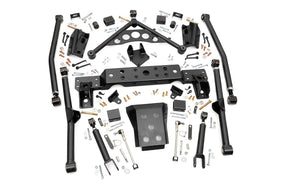 Long Arm Upgrade Kit 4 Inch Lift Jeep Grand Cherokee WJ 4WD (1999-2004) Rough Country