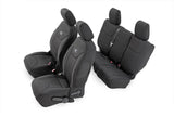 Seat Covers Front and Rear Jeep Wrangler Unlimited 4WD (2011-2012) Rough Country