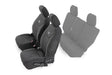 Seat Covers Front Jeep Wrangler Unlimited 4WD (2013-2018) Rough Country
