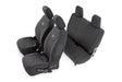 Seat Covers Front and Rear Jeep Wrangler JK 4WD (2011-2012) Rough Country
