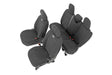 Seat Covers Front and Rear w/ Armrest Jeep Wrangler Unlimited 4WD (18-26) Rough Country