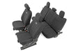 Seat Covers FR Bucket and RR Bench Ford F-150/Lightning/F-250/F-350 (15-25) Rough Country