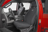 Seat Covers FR Bucket and RR Bench Ford F-150/Lightning/F-250/F-350 (15-25) Rough Country