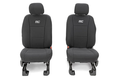 Seat Covers FR Bucket and RR Bench Ford F-150/Lightning/F-250/F-350 (15-25) Rough Country
