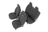 Seat Covers Front and Rear Jeep Wrangler JL 4WD (2018-2026) Rough Country