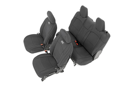 Seat Covers Front and Rear Jeep Wrangler JL 4WD (2018-2026) Rough Country