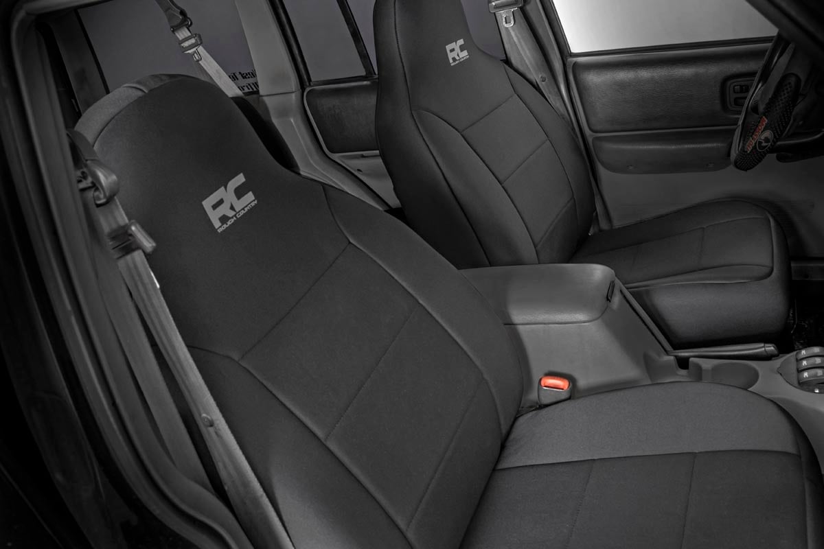 Seat Covers Non Detach Headrest FR and Rear Jeep Cherokee XJ (84-96) Rough Country