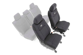 Seat Covers Front W/ Console Cover Toyota Tundra 2WD/4WD (2014-2021) Rough Country