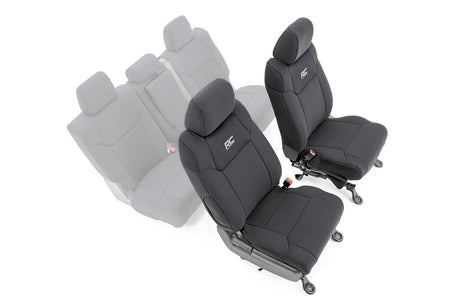 Seat Covers Front W/ Console Cover Toyota Tundra 2WD/4WD (2014-2021) Rough Country