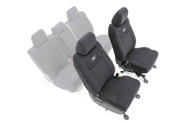 Seat Covers Front W/ Console Cover Toyota Tundra 2WD/4WD (2014-2021) Rough Country