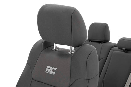 Seat Covers FR w/ Console Cover and Rear Toyota Tundra 2WD/4WD (14-21) Rough Country