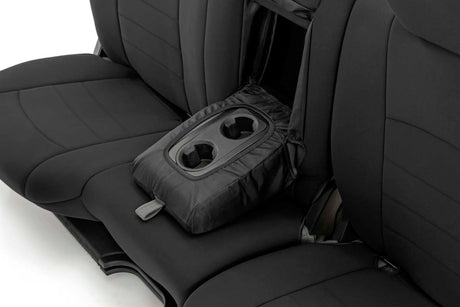 Seat Covers FR Bucket RR w/Arm Rest Ram 1500 (09-18)/2500 (11-18)/3500 (11-18) Rough Country
