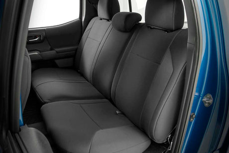 Seat Covers FR & RR Double Cab Toyota Tacoma 2WD/4WD (2016-2023) Rough Country
