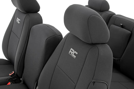 Seat Covers FR 40/40/20 & RR Full Bench Silverado/Sierra 1500/2500HD (07-13) Rough Country