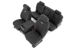 Seat Covers FR 40/40/20 & RR Full Bench Silverado/Sierra 1500/2500HD (07-13) Rough Country