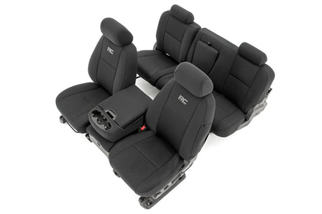 Seat Covers FR 40/40/20 & RR Full Bench Silverado/Sierra 1500/2500HD (07-13) Rough Country