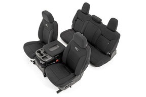 Seat Covers FR 40/20/40 RR 60/40 Chevy/GMC Sierra 1500 (19-26)/Silverado 1500 (19-26) Rough Country