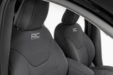 Seat Covers Front Row and Rear Row Bench Jeep Cherokee KL 2WD/4WD (14-22) Rough Country