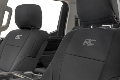 Seat Covers No Rear Cup Holder Toyota Tundra 2WD/4WD (2022-2026) Rough Country