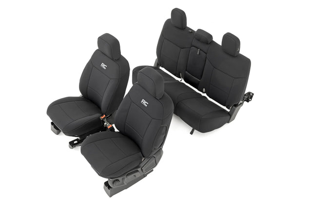 Seat Covers FR Bucket and RR Bench Ford Ranger 2WD/4WD (2019-2026) Rough Country