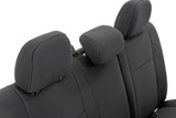 Seat Covers Gray FR & RR Crew Cab Toyota Tacoma 2WD/4WD (2005-2015) Rough Country