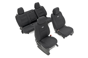 Seat Covers FR & RR Crew Cab Nissan Frontier 2WD/4WD (2022-2026) Rough Country