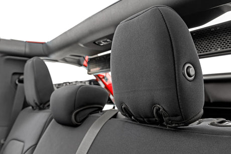 Seat Covers Bucket Seats W/Fold Down RR Armrest FR & RR 4DR Ford Bronco (21-25) Rough Country
