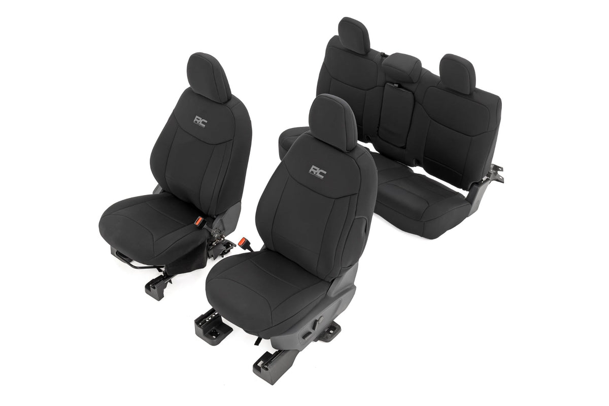 Seat Covers FR & RR W/Armrest Crew Cab Ford Maverick 2WD/4WD (22-26) Rough Country