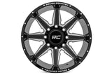 91M Series Wheel One-Piece Gloss Black 20x12 8x6.5 -44mm Rough Country