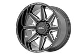 91M Series Wheel One-Piece Gloss Black 20x12 8x170 -44mm Rough Country