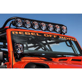 6" Pro6 Gravity® LED - Pillar Mount - 2-Light System - SAE/ECE - 20W Driving Beam | '07-'18 JK Wrangler