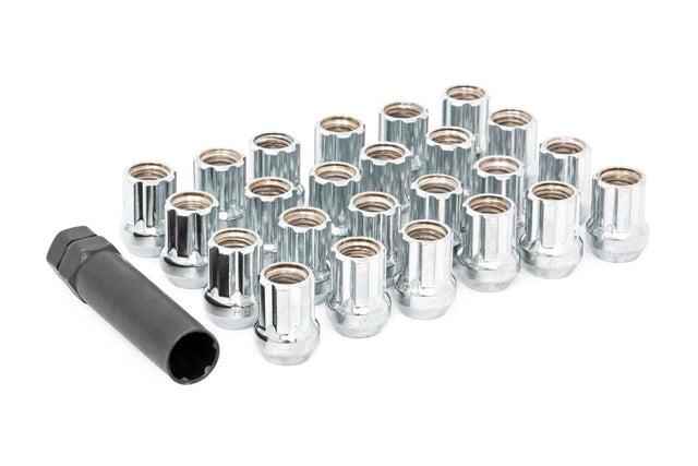 Lug Nut Set 9/16x18 32 Qty Chrome Open End Rough Country