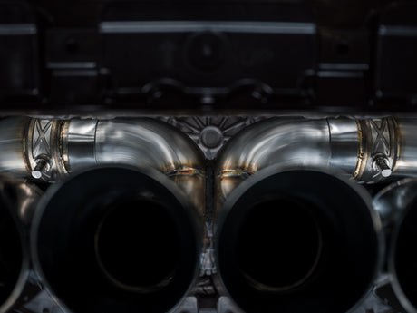 AWE 2023 C8 Corvette Z06 SwitchPath Cat-Back Exhaust - Diamond Black Tips