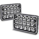 4x6 Inch LED Headlights DOT Approved High Low Beam Rectangle 2PCS