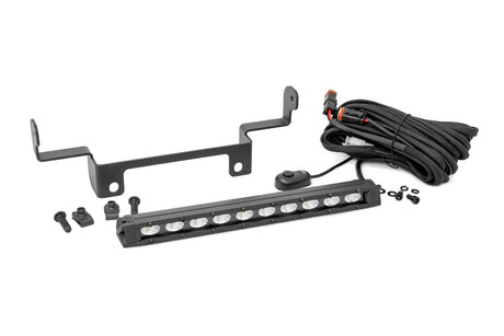 LED Light Kit Bumper Mount 10 Inch Black Slimline Honda Pioneer 1000 Rough Country