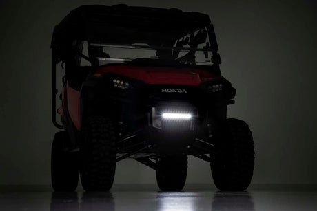LED Light Kit Bumper Mount 10 Inch Black Slimline Honda Pioneer 1000 Rough Country