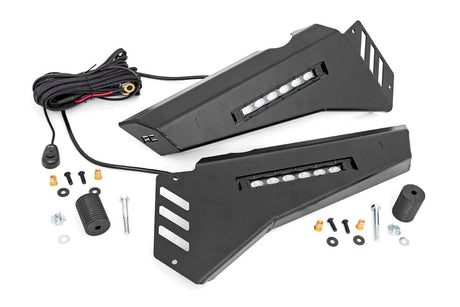 Bumper Wings Stinger 6 Inch Led Combo Honda Pioneer 1000 Rough Country