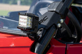 LED Light Kit Cage Mount 2 Inch Black Pair Honda Talon 1000 Rough Country